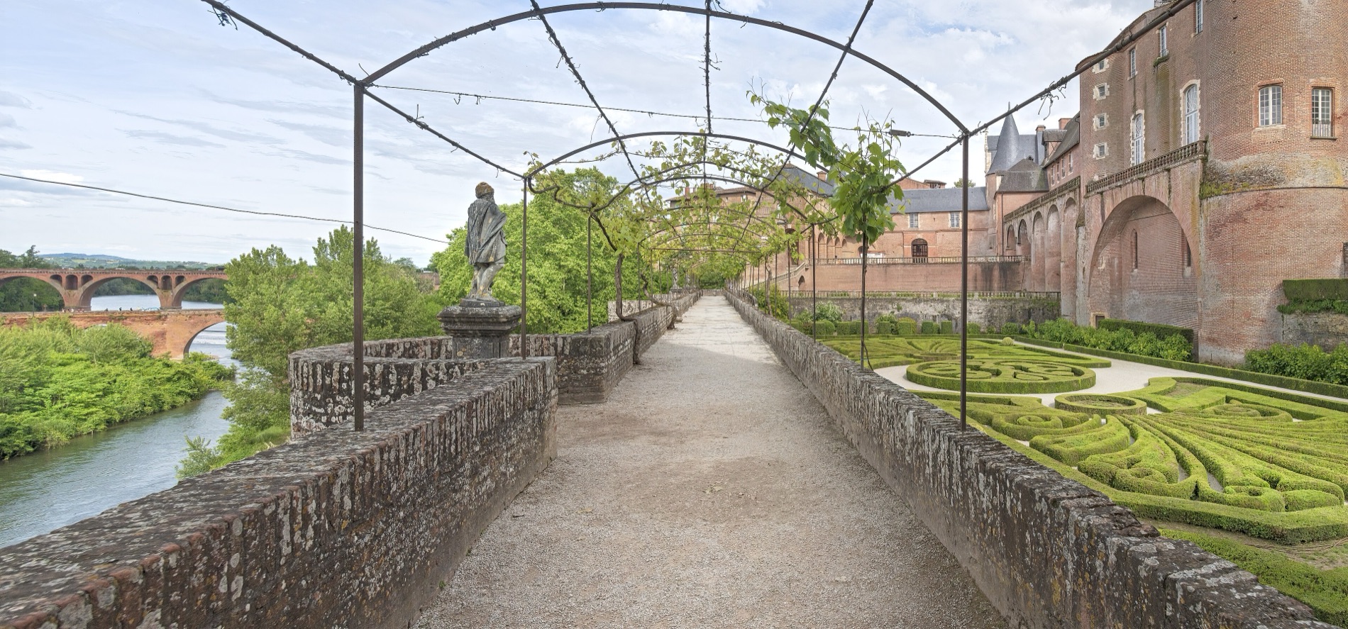 Le palais de la Berbie et ses jardins, à Albi